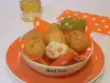 Receta Bolitas de arroz con beicon y queso