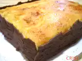 Receta Tarta de yema tostada y trufa al whisky