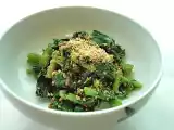 Receta Gomaae, espinacas con sésamo