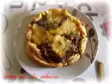 Receta Quiché de espinacas con jamón cocido, queso tomme de savoie y crujiente ibérico