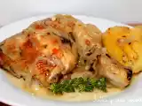 Receta Pollo encebollado
