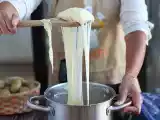 Receta Aligot (puré de patatas con queso)