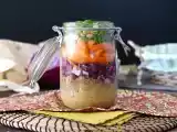 Receta Ensalada en bote vegetariana, el táper más fácil y cómodo