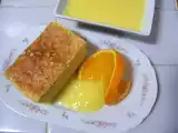 Receta Bizcocho de naranja y crema de naranja