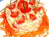 Receta Ensalada primaveral con salsa rosa