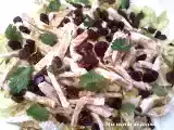 Receta Ensalada de pollo con pasas y salsa de limón